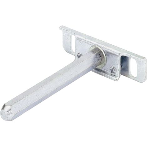 Hettich – Support de tablette invisible titan 1 – Console acier zingué – Réglage hauteur ±4mm – Capacité 50kg/m² pour étagères 1000x300mm