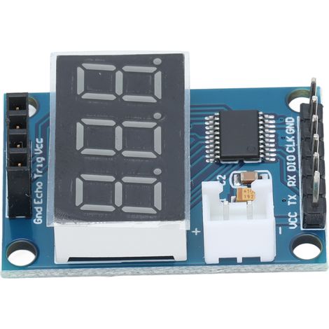 Module de mesure ultrasonique avec sortie série, affichage numérique de distance, carte de télémétrie (1/5)