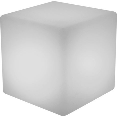 Lampe LED cubique rechargeable de 10 cm, avec télécommande, étanche, idéale comme veilleuse pour chambre d'enfant ou pour une fête à la maison. (1/4)