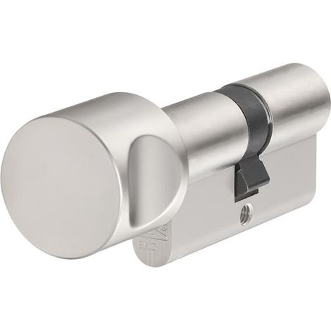 ABUS Mechanical Ke60Np Euro Thumbturn Cylinder Nickel Pearl Z30Mm / K30Mm Visi