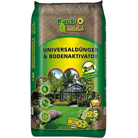 HACK Engrais universel + activateur de sol 25 kg – Action immédiate et à long terme