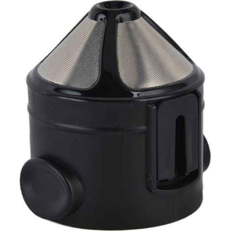 Tragbarer, wiederverwendbarer Edelstahl-Kaffeefilter mit doppeltem Netzgewebe für Pour-Over-Kaffee (1/5)