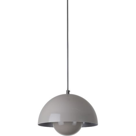 Modern Hängeleuchte Grau Pendelleuchte Metall Deckenlampe Pendelleuchte Wohnzimmerleuchte (1/5)