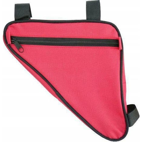 Bolsa para cuadro de bicicleta impermeable universal roja (1/2)