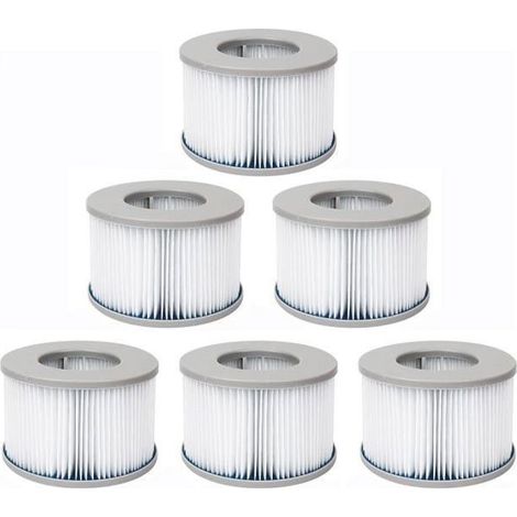 Set mit 6 Filtern für aufblasbares MSpa - Durchmesser 108 cm