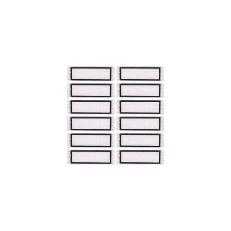 (Pack de 12) filtres HEPA compatibles avec Roborock S6 Pure S6 E4 S4 Max S6 MaxV S5 S5 Max S4 E2 E3 E5 E20 E25 E35 S50 S65 (1/5)