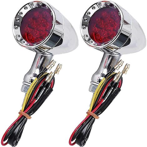 Intermitentes LED antiarañazos para motocicleta, 12 V, intermitentes, SZRH AM (1/4)