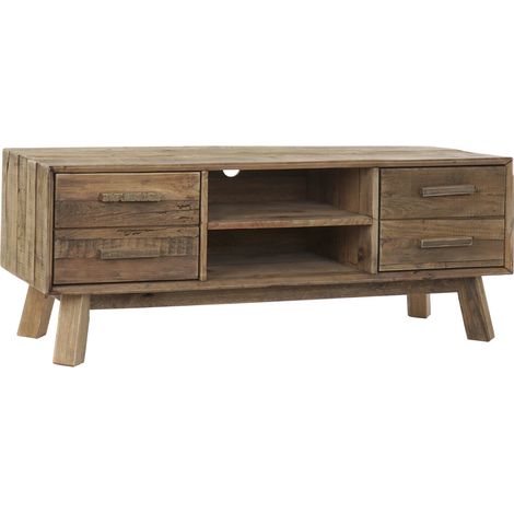 Mueble Tv Madera Reciclada Pino 130X40X48 (1/5)