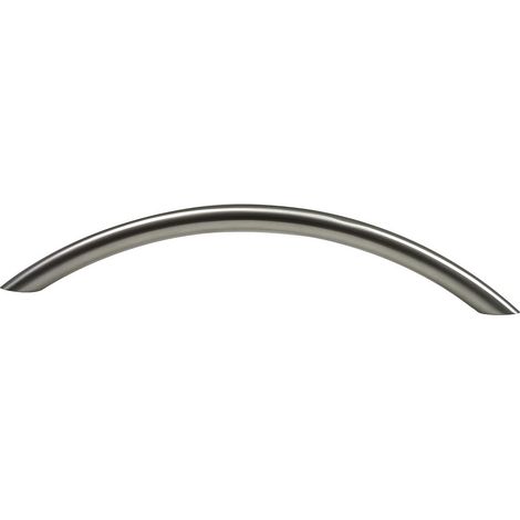 Möbelgriff aus Edelstahl LA 160mm Segmentbogengriff ø 12mm matt gebürstet Mod. Tampa (1/4)