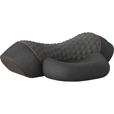 Elektrisches Nackenmassagekissen mit Heiz- und Vibrationsfunktion, Shiatsu-Massagegerät zur Linderung von Nackenschmerzen, orthopädisches Kissen – AquaForge (1/5)
