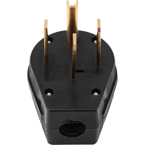 Prise NEMA 14-50P - 50 A - 125-250 V - Lame Droite Angle - Pour Générateur Sèche-Linge Camping-Car - Extérieur - 1 Pièce (1/5)