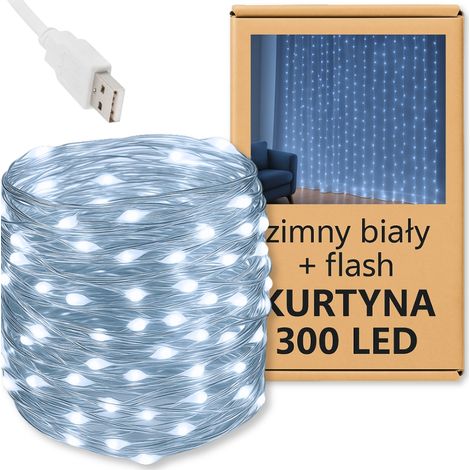 Fenster-LED-Lichtervorhang zum Aufhängen, Weihnachtsgeschenk, Zimna (1/5)
