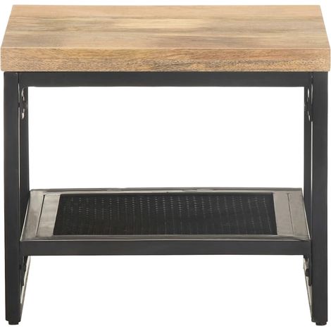 Maison Exclusive - Beistelltisch 40x40x35 cm Massivholz Mango (1/5)