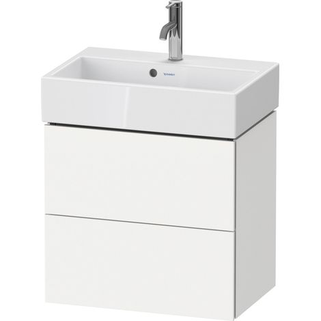 Duravit L-Cube mueble bajo lavabo suspendido, Compact, 2 cajones,