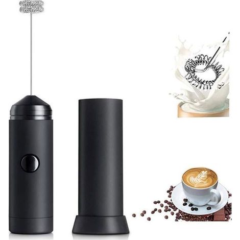 HOXILEELEOMousseur latte frusta elettrica in acciaio inox, perfetto per il caffè, il cappuccino, e battere le uova (1/5)