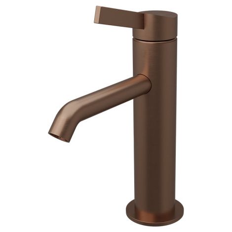 Mitigeur Lavabo Regular Avec U&D Or Rose Brosse Pvd - CRISTINA ONDYNA PA22034I