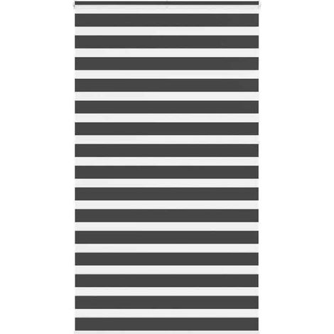 4014293 Store zèbre noir 130x230 cm largeur du tissu 125,9 cm polyester (1/5)