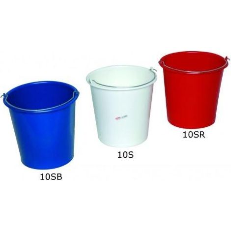 Brosserie Thomas Secchio Rotondo Rosso 10 litri Plastica Robusta