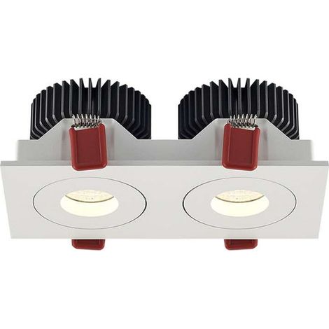 1er-Pack 8W LED-Deckeneinbaustrahler, hoher Lichtindex, blendfrei