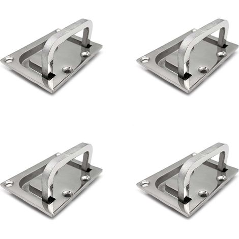 eingelassene Hebeösen aus Edelstahl 316 für Luken, Schränke, Regale, Bootsbeschläge (1/5)