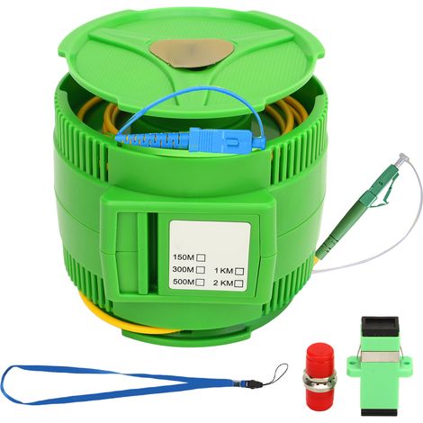 Boîte de câble de lancement OTDR, connecteur SCUPC LCAPC, Extension de Test de Fiber optique monomode 1000M (1/5)