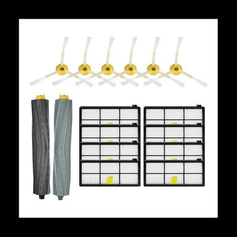 Cepillo lateral y cepillo principal para iRobot Roomba series 800 y 900 960850860861864866870871880890891980981985 (1/4)