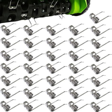 Lot de 36 dents de rechange 29272 compatibles avec Greenworks 27022 2500600G 10 A 35,6 cm – Pièces de rechange en acier durable pour tracteur de pelouse (1/5)