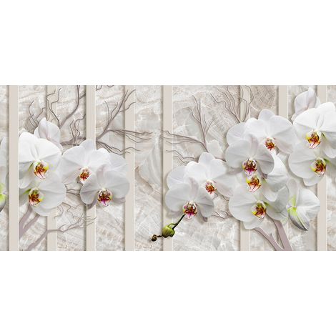 Papier peint panoramique - Fleurs - 130 cm x 64 cm (1/2)