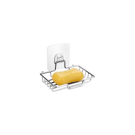 Portasapone senza foratura, porta spugna, acciaio inox, per cucina e bagno - Crezuo