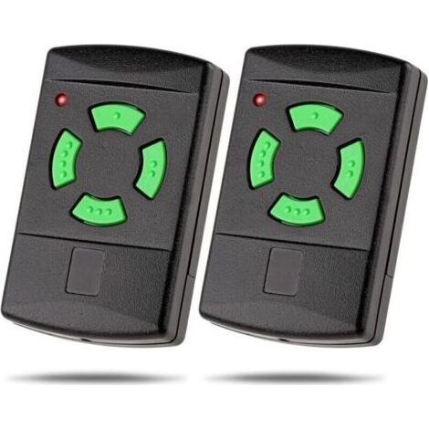 Télécommande de porte de garage portable 26,975 MHz de remplacement pour Hörmann HSM4 HS 4, lot de 2dyk- (1/4)