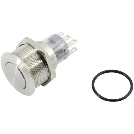 Bouton-poussoir TRU COMPONENTS TC-GQ22-A-22/S203 1602493 250 V 5 A 2 x Off/(On) IP65 à rappel 1 pc(s) (1/2)
