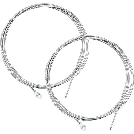Lot de 2 Câble de Frein Vélo, Câble de Frein Intérieur pour Vélo de Route, Devant et Derrière Câble de Frein Vélo (1/5)