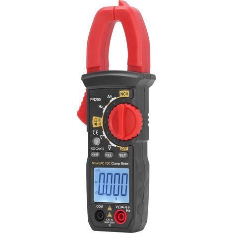 Pince ampèremétrique numérique multifonction AC DC testeur courant NCV multimètre intelligent pour électricité domotique auto industrie (1/5)