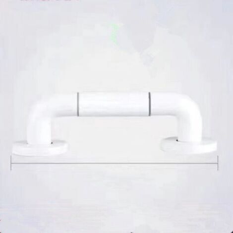 30CM blanc Barre D'appui WC, Barres D'appui de Salle de Bain avec Antidérapante, Poignée de Acier Inox, de Maintien Douche avec Cercles lumineux (1/4)