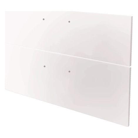 ONDEE - Frentes de cajón MIXY - juego de 2 - 80CM - BLANCA - Lacado - Entregado en kit (1/5)