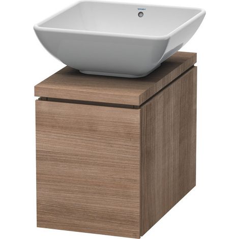Meuble sous-vasque L-CUBE 320x547x400mm cerise du tessin