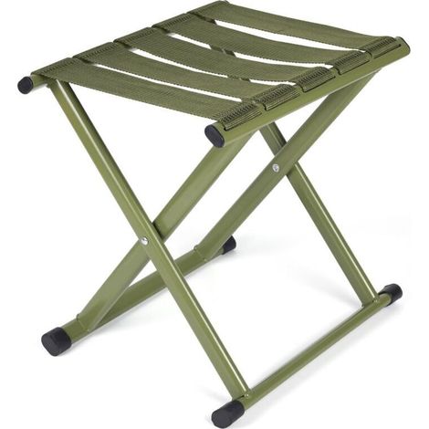 Tabouret pliant robuste pour camping en plein air, chaise portable, tabouret pliant robuste pour camping, randonnée en plein air, pêche en plein air (1/5)