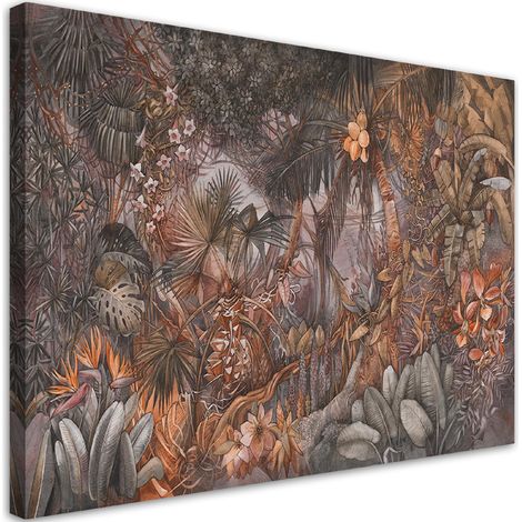 Tableau sur toile Jungle profonde 60x40 (1/5)