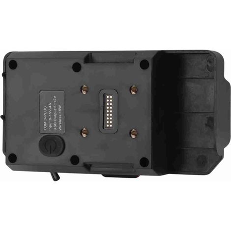 Supporto per navigatore per moto, supporto di ricarica wireless con due porte USB, ricambio per BMW R1200GSADV F800GS F700GS R1250GS CRF1000L S1000XR (1/5)