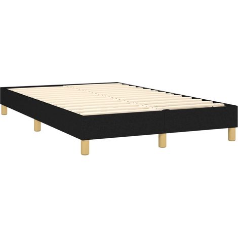 Rete a doghe su gambe giroletto 120x200 cm tessuto nero TDL0207031
