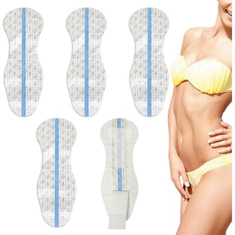 5 Serviettes de Bain Imperméables pour Zone Intime, Protections de Natation pour Femmes, Douche, Piscine, Parc Aquatique, Multicolores, Taille 16x42 cm, Matériau PU, Réglables et Confortables (1/5)