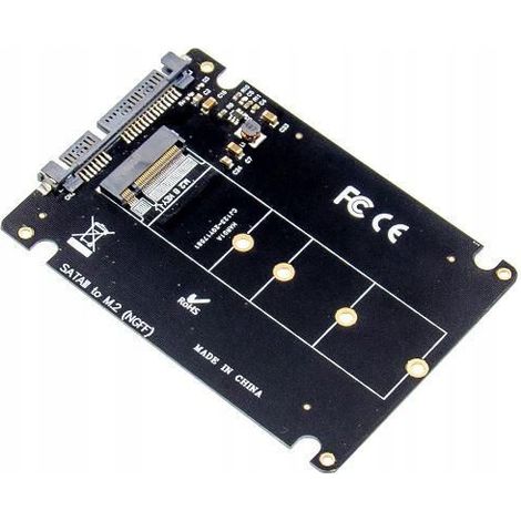 Adattatore MicroConnect da SATA da 2,5" a M.2 con chiave B.