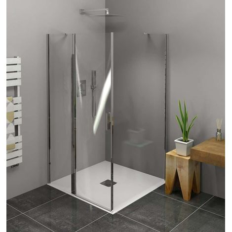 Polysan Zoom Line - Duschkabine 100 x 100 cm, L/R-Ausführung, Antidrop, Klarglas/Chrom ZL1310ZL3210 (1/5)