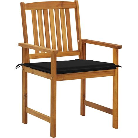 Maison Exclusive - Sedie da Giardino con Cuscini 8 pz in Legno Massello di Acacia