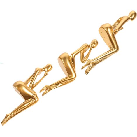 abstraite en r sine repr sentant un penseur assis 1 figurine (1/5)