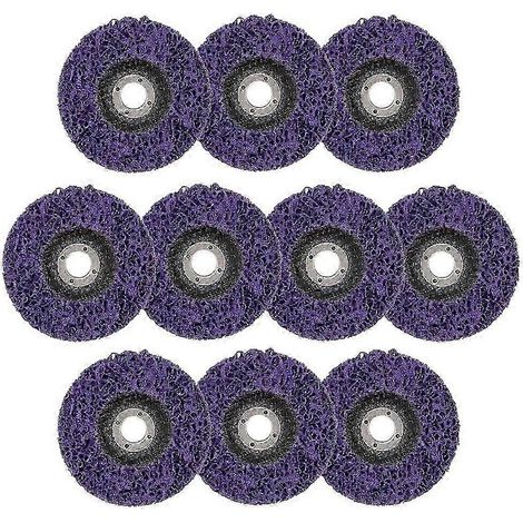 Ensemble de 10 meules antirouille pour meuleuses d'angle, meules pour décaper la peinture et meules à meulage rapide (EK) (1/5)