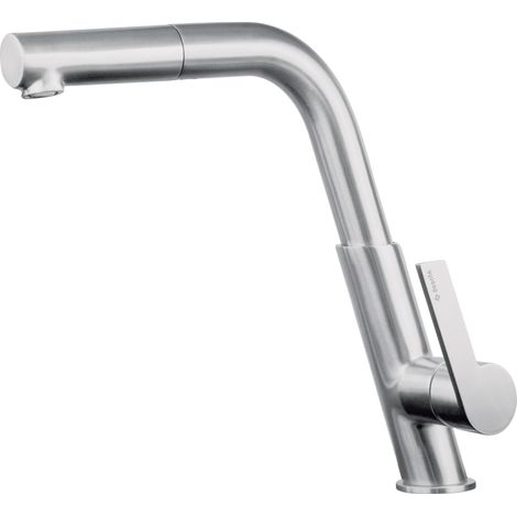Deante Robinet de cuisine moderne argenté mat 253 mm (1/3)