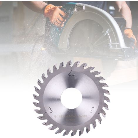 Lame de scie en alliage pour le travail du bois 125355-30T, lame de scie en alliage à 30 dents, lame pour fraisage et rainurage vertical (1/5)