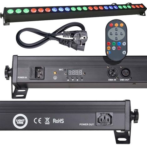 Striscia LED LIGHT4ME DECO BAR 24 RGB IR + telecomando (1/5)