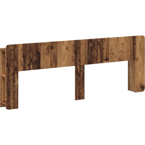 Maison Exclusive - Kopfteil Schrank mit Speicher Altholz Holzwerk